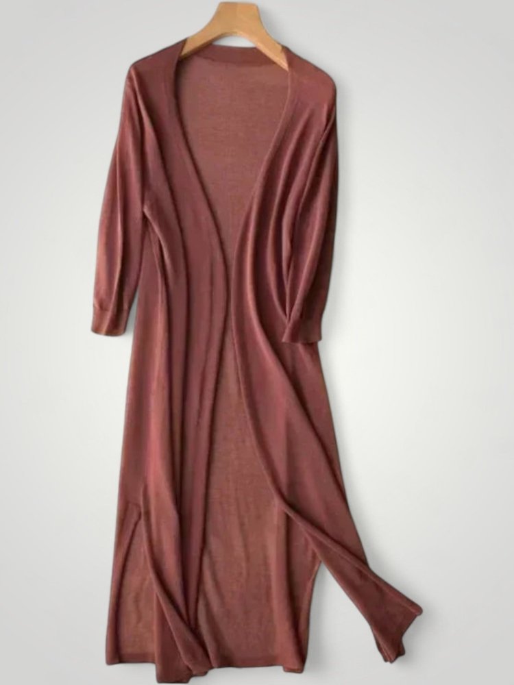 Gilet Long Femme Élégant et Confortable 1 - Mode Lumière