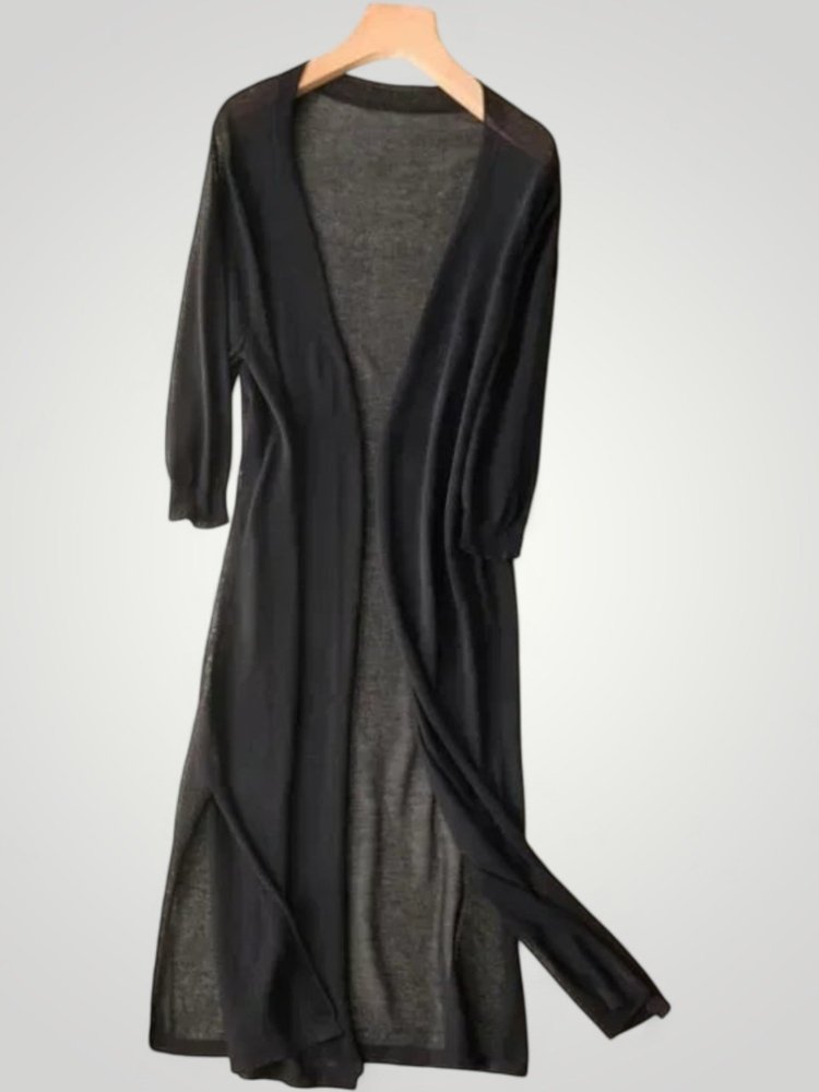 Gilet Long Femme Élégant et Confortable 3 - Mode Lumière