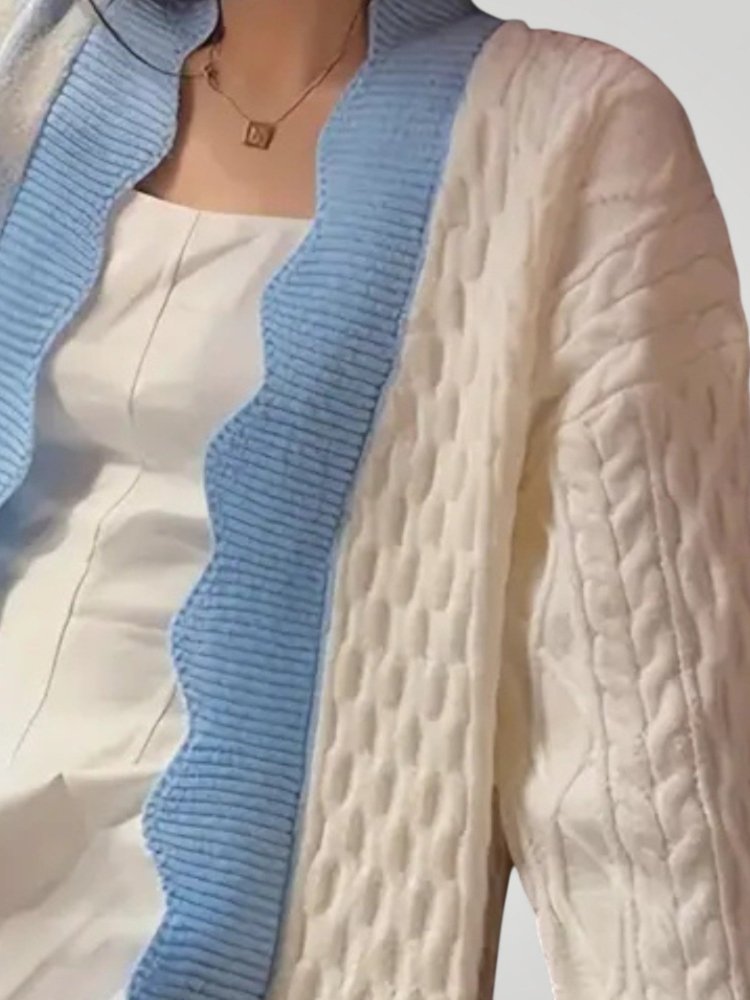 Gilet Oversize Texturé Élégant 5 - Mode Lumière