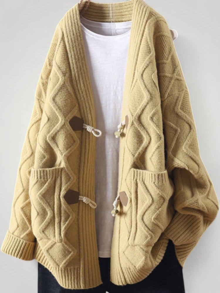 Gilet d’Hiver Ouvert Col V Élégant 1 - Mode Lumière