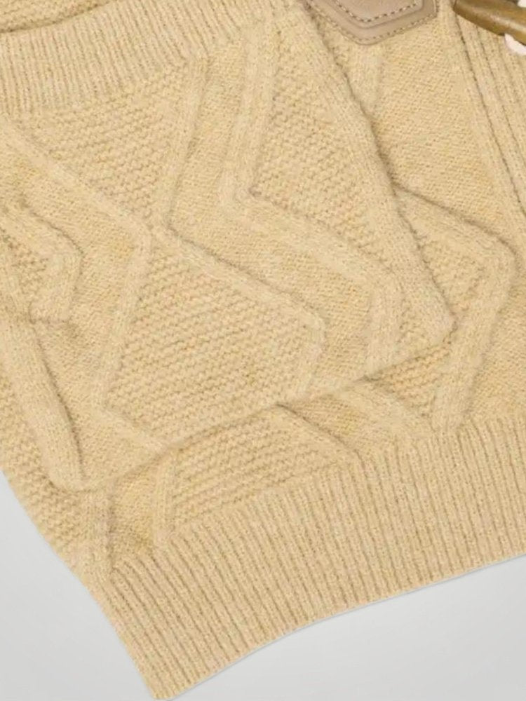 Gilet d’Hiver Ouvert Col V Élégant 3 - Mode Lumière
