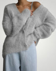 Gilet Col V en Cachemire Élégant 1 - Mode Lumière