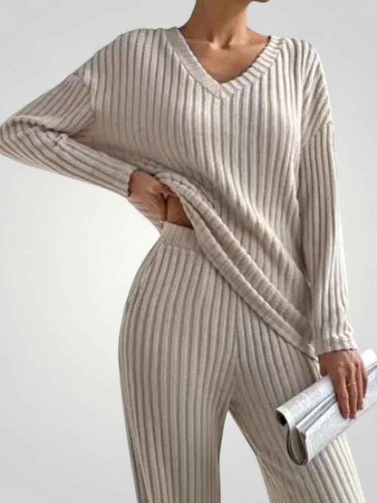 Haut Côtelé Femme Élégant et Confortable 2 - Mode Lumière