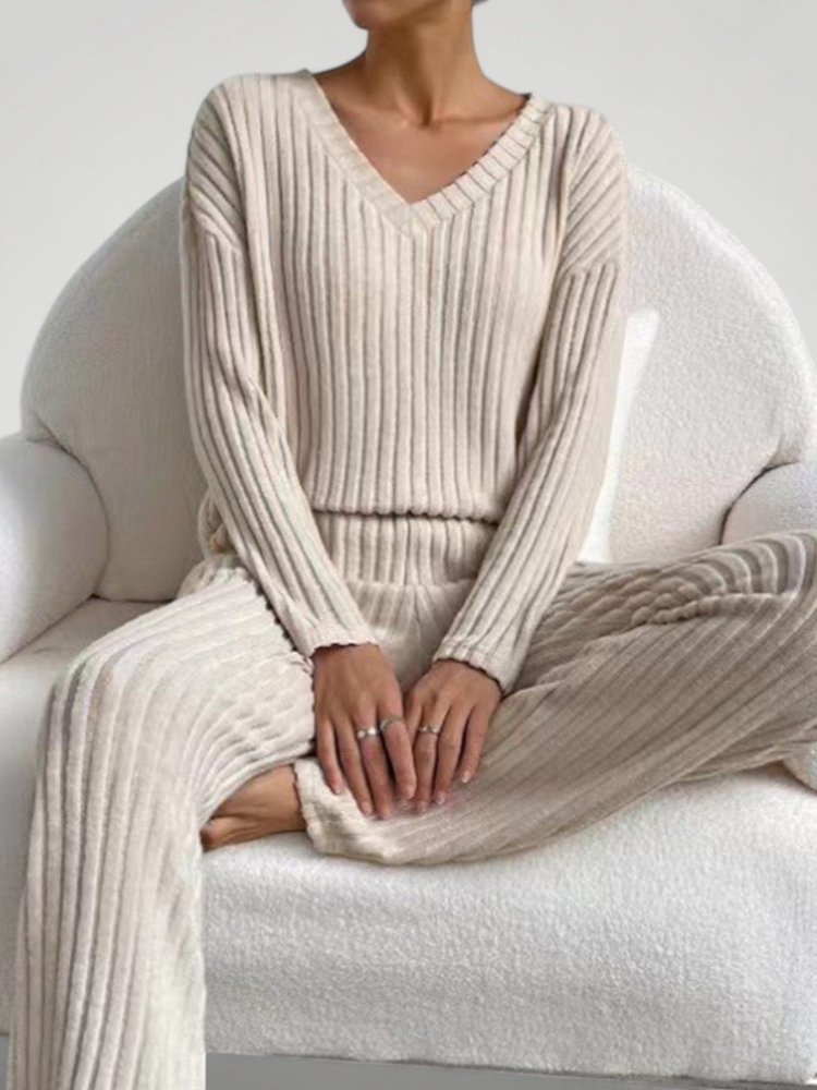 Haut Côtelé Femme Élégant et Confortable 3 - Mode Lumière