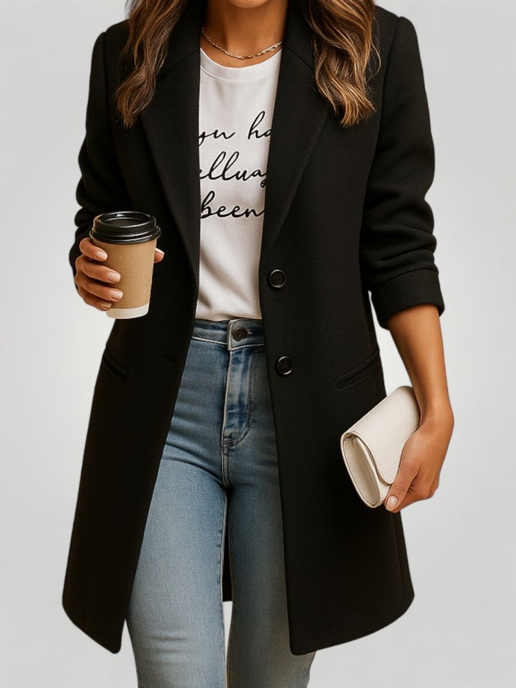 Manteau Hiver Femme Élégant et Polyvalent 1 - Mode Lumière