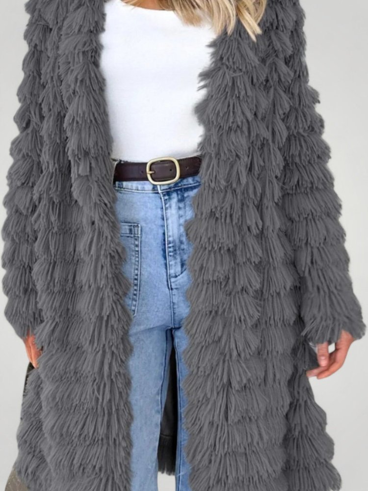 Manteau Long Femme Élégant et Chaud 1 - Mode Lumière