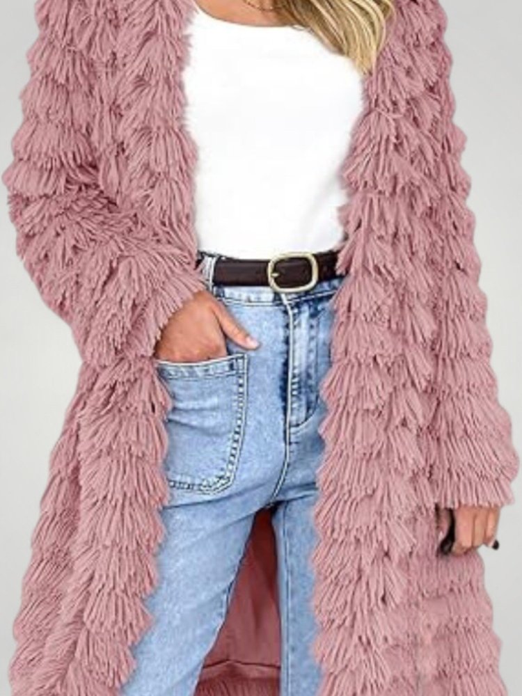 Manteau Long Femme Élégant et Chaud 6 - Mode Lumière