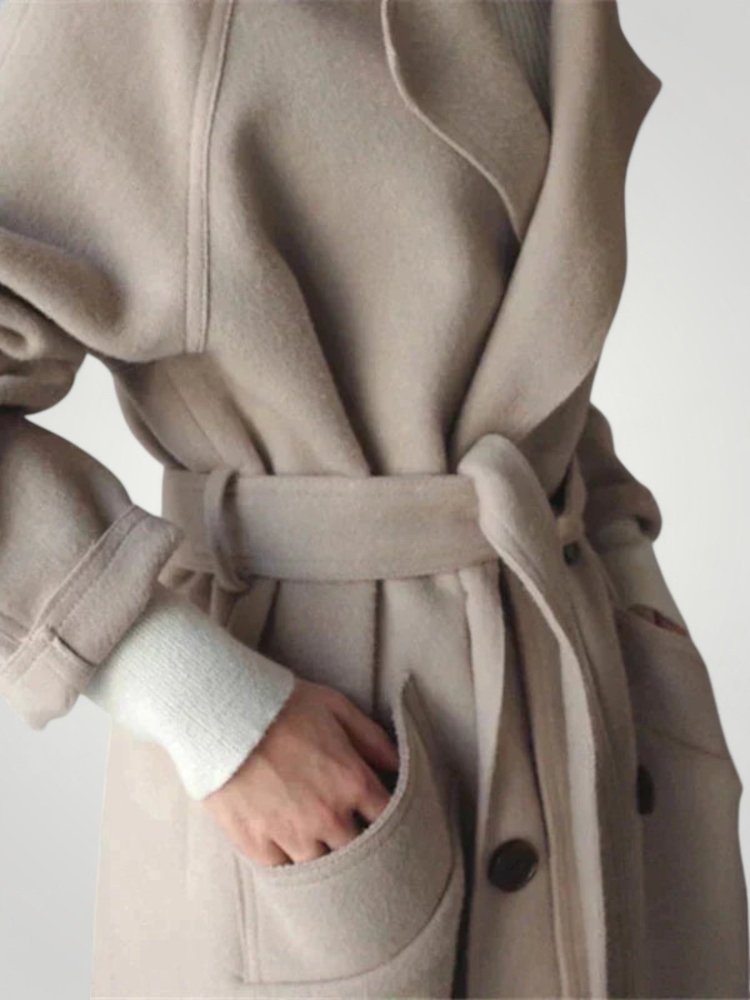 Manteau Long Femme Hiver Élégant et Confortable 3 - Mode Lumière