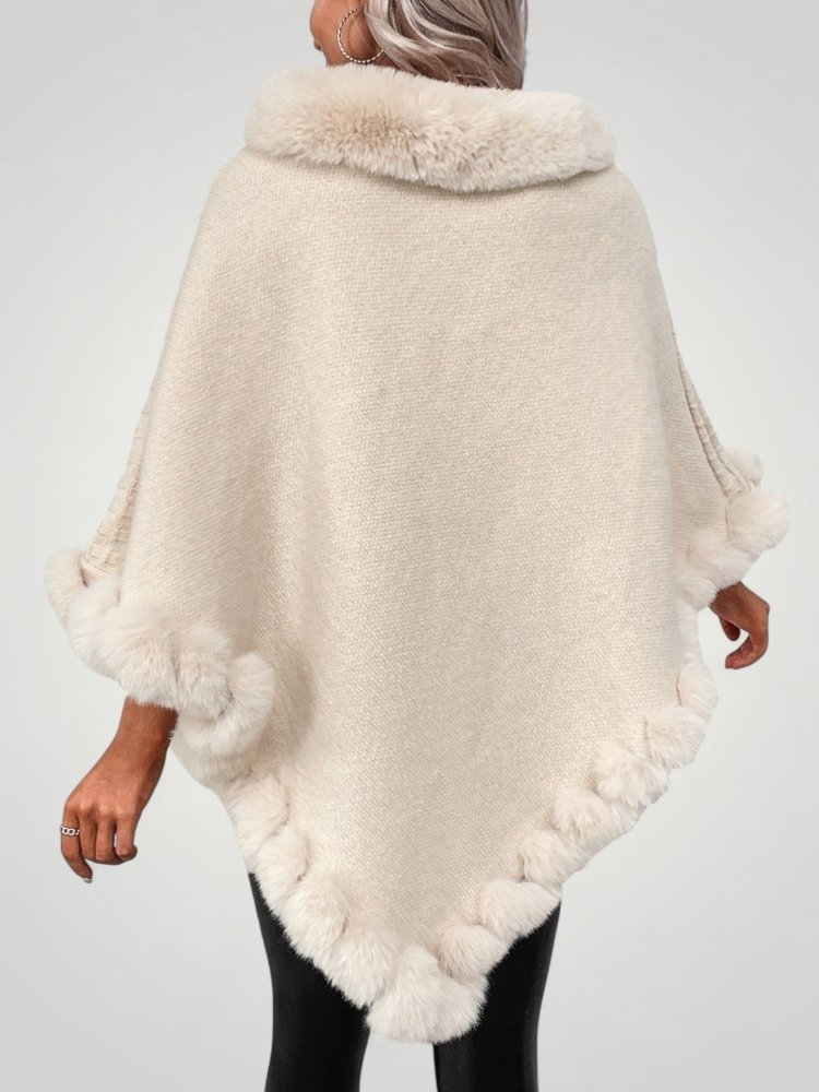Poncho d'Hiver Élégant et Confortable 2 - Mode Lumière