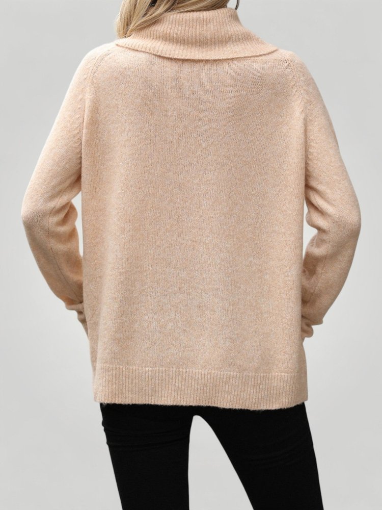 Pull Ample Chic au Col Roulé 3 - Mode Lumière