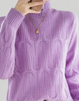 Pull Ample Épais au Col Rond Confortable 5 - Mode Lumière