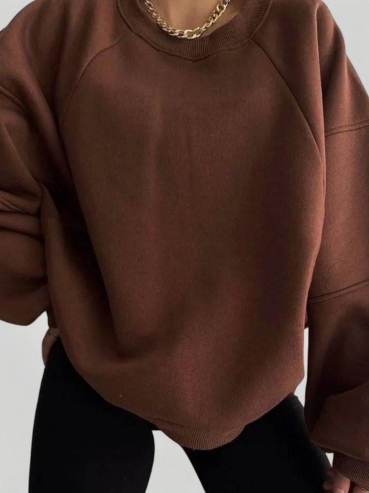 Pull Ample à Col Rond Confortable 4 - Mode Lumière