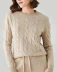Pull Ample à Col Rond Élégant 2 - Mode Lumière