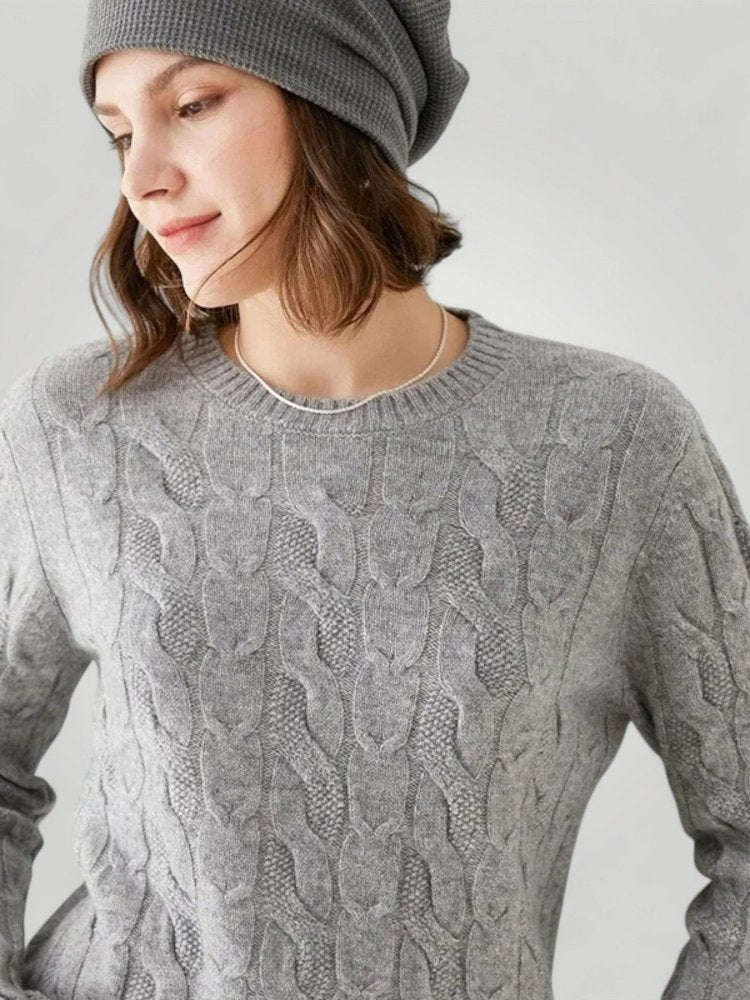 Pull Ample à Col Rond Élégant 3 - Mode Lumière