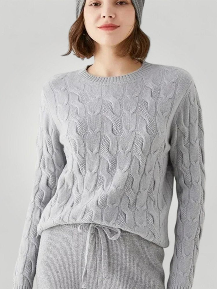 Pull Ample à Col Rond Élégant 4 - Mode Lumière