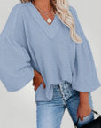 Pull Ample à Col V Élégant 2 - Mode Lumière