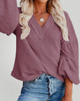 Pull Ample à Col V Élégant 3 - Mode Lumière