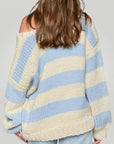 Pull Ample à Rayures Élégantes 6 - Mode Lumière