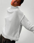 Pull Ample au Col Roulé Confortable 6 - Mode Lumière