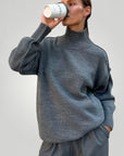 Pull Ample au Col Roulé Confortable 10 - Mode Lumière