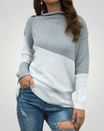Pull Bicolore Élégant et Confortable 1 - Mode Lumière