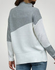 Pull Bicolore Élégant et Confortable 2 - Mode Lumière