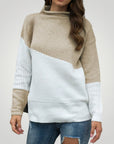 Pull Bicolore Élégant et Confortable 4 - Mode Lumière