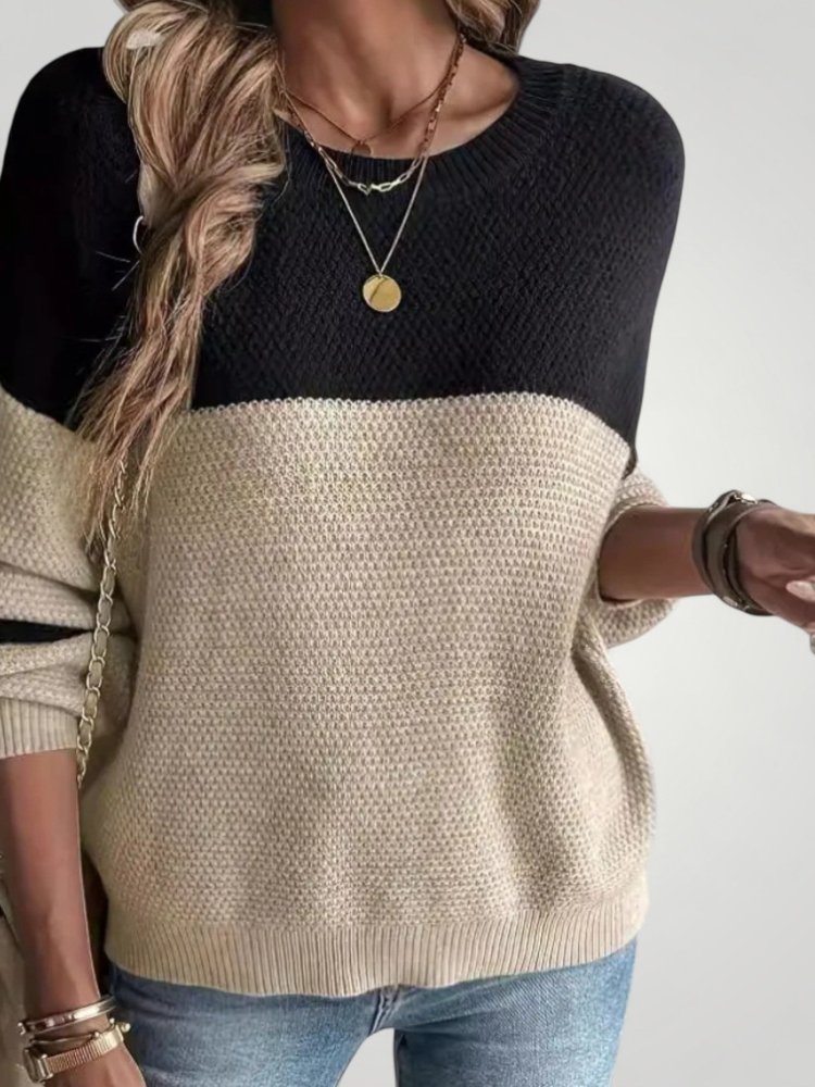 Pull Chic Décontracté avec Épaules Tombantes 2 - Mode Lumière