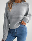 Pull Décontracté Chic en Tricot Doux 1 - Mode Lumière