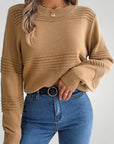 Pull Décontracté Chic en Tricot Doux 4 - Mode Lumière