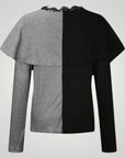 Pull Chic à Motif Croisé Confortable 4 - Mode Lumière