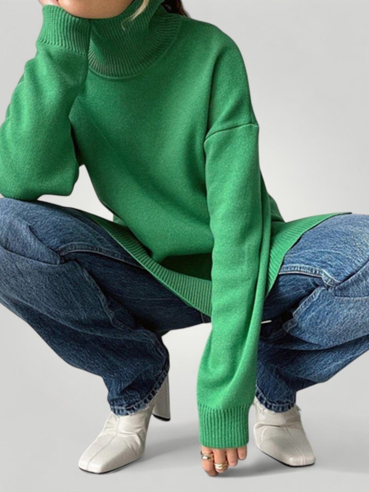 Pull Col Roulé Confortable et Élégant 2 - Mode Lumière