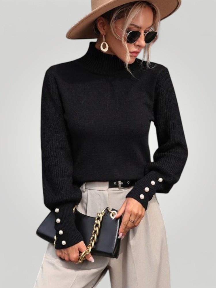 Pull Col Roulé Élégant au Style Chic 2 - Mode Lumière
