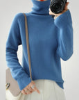 Pull Col Roulé en Cachemire Élégant 4 - Mode Lumière