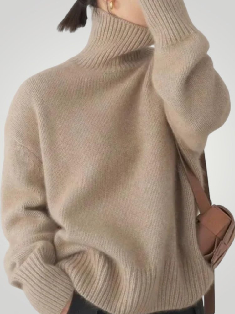 Pull Col Roulé en Cachemire Doux Élégant 6 - Mode Lumière