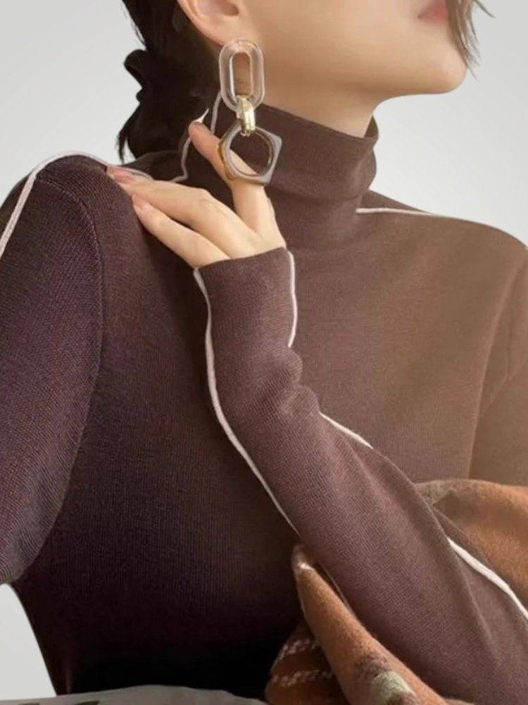 Pull à Col Roulé Élégant et Confortable 2 - Mode Lumière