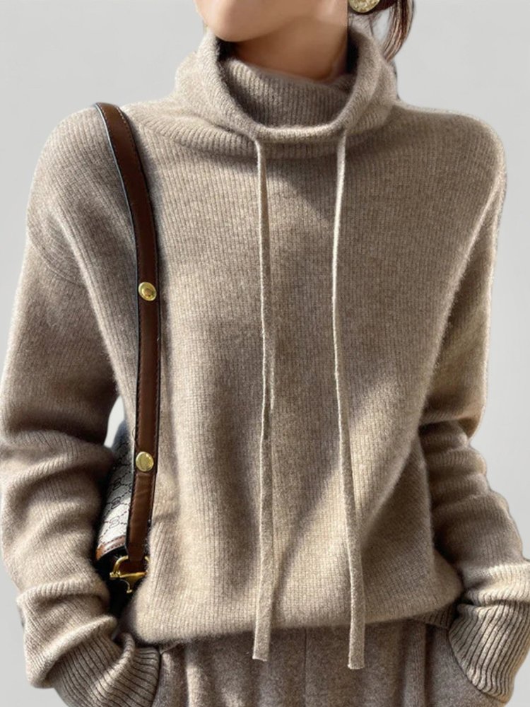 Pull Col Roulé Femme Chic avec Ajustement Confortable 1 - Mode Lumière