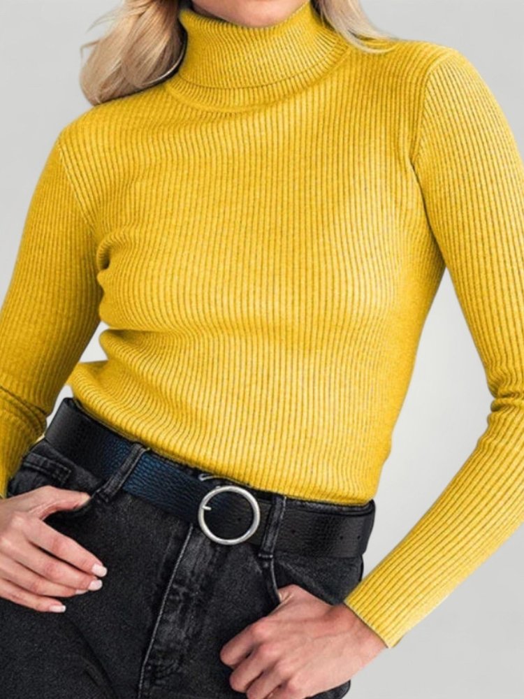 Pull Col Roulé Femme Élégant et Confortable 2 - Mode Lumière