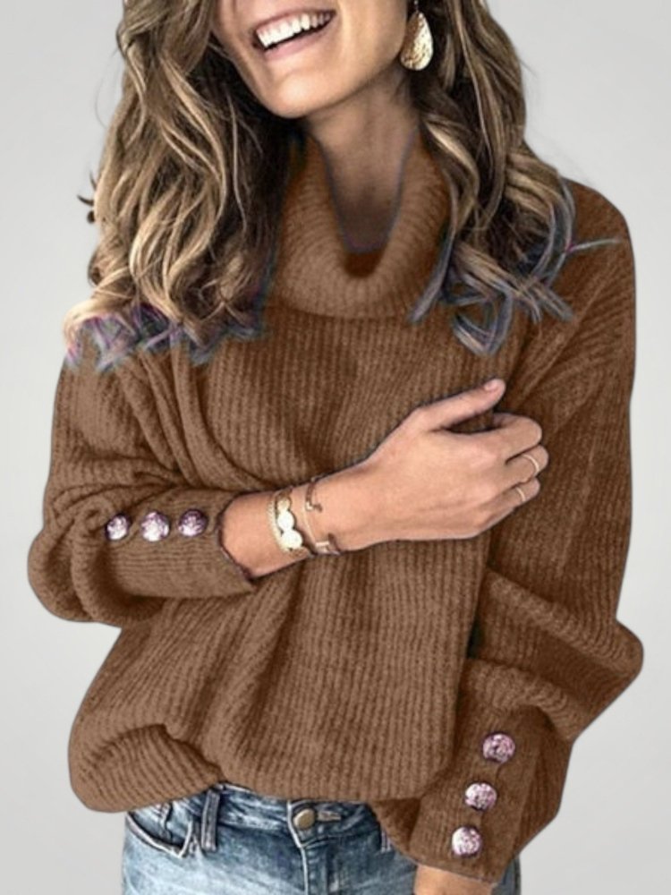 Pull Col Roulé Femme Élégant et Confortable 4