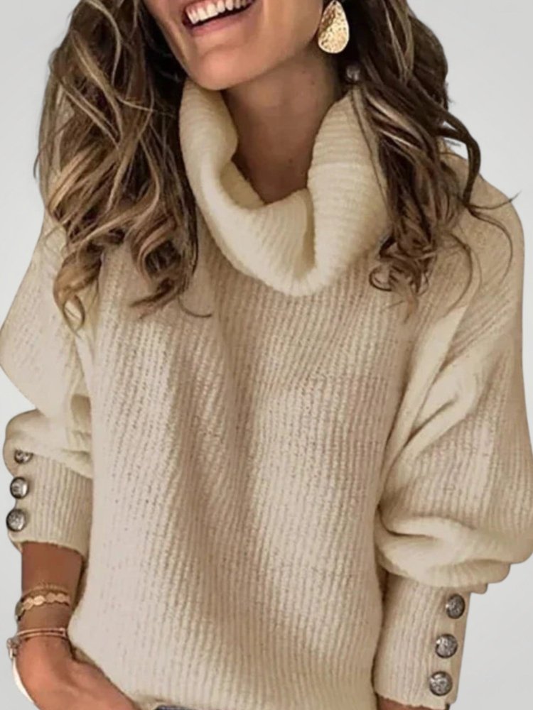 Pull Col Roulé Femme Élégant et Confortable 5