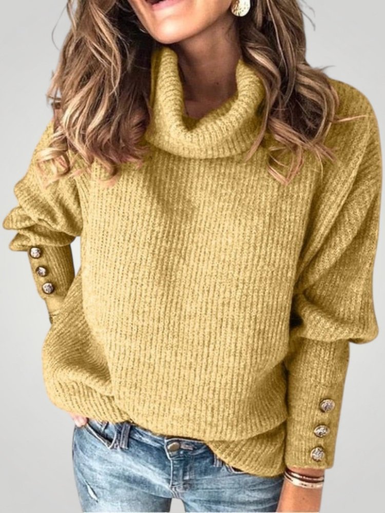 Pull Col Roulé Femme Élégant et Confortable 6
