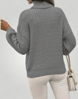 Pull Col Roulé Noir Femme Élégant et Confortable 6 - Mode Lumière
