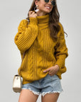 Pull Col Roulé Oversize Chic 1 - Mode Lumière