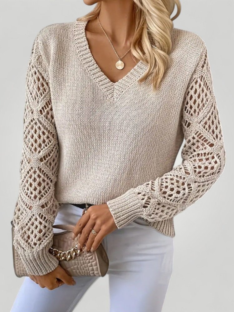 Pull Col V Élégant et Confortable 1 - Mode Lumière