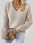 Pull Col V Élégant et Confortable 1 - Mode Lumière