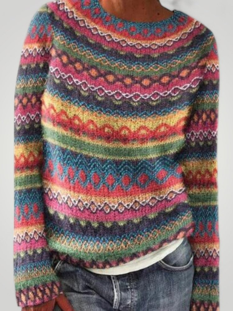 Pull Coloré Chic et Confortable 2 - Mode Lumière