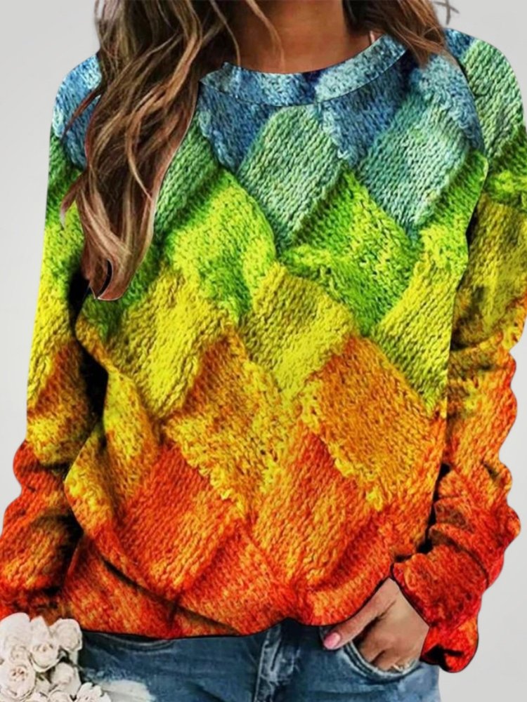 Pull Coloré Élégant et Confortable 2 - Mode Lumière