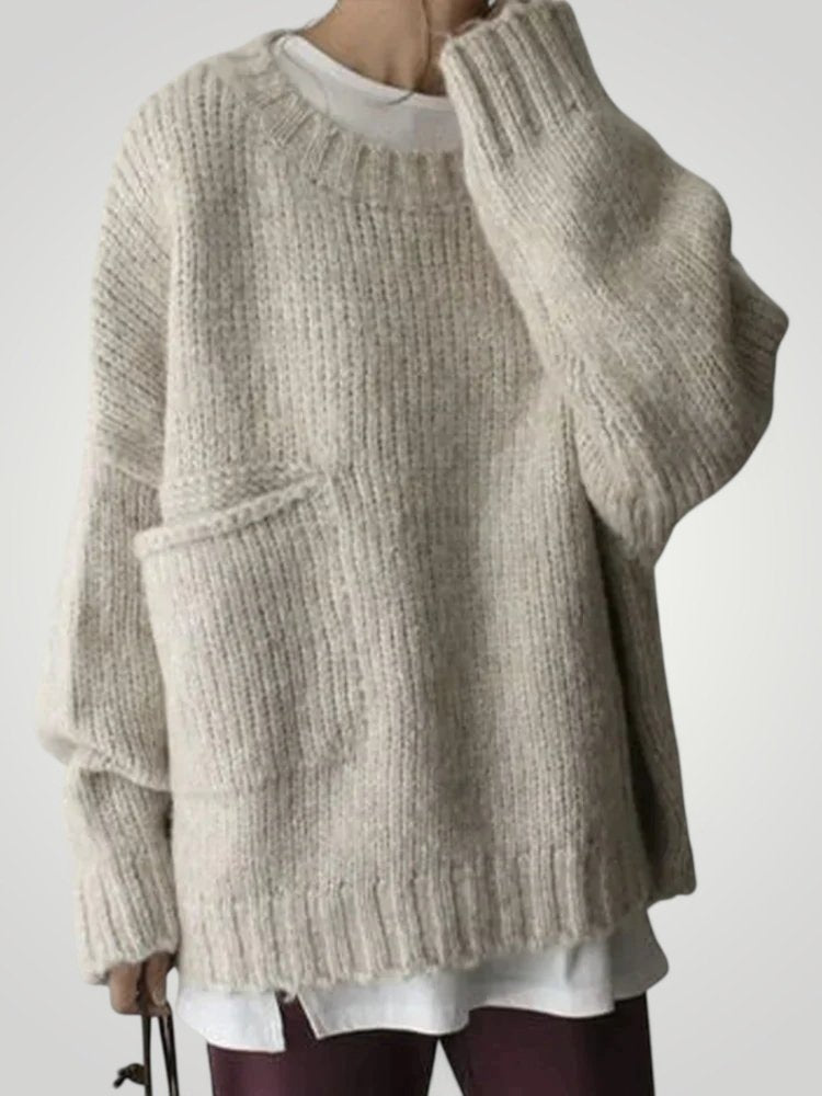 Pull Coloré Oversize avec Poches Pratiques 1 - Mode Lumière