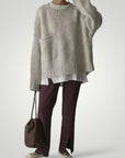 Pull Coloré Oversize avec Poches Pratiques 2 - Mode Lumière