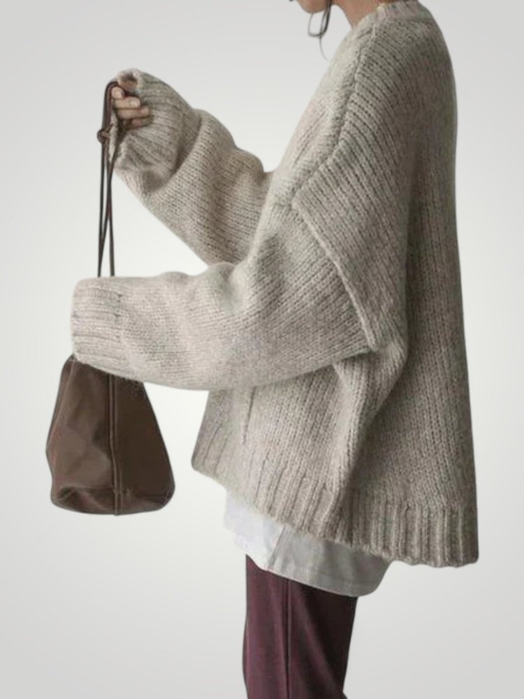 Pull Coloré Oversize avec Poches Pratiques 3 - Mode Lumière
